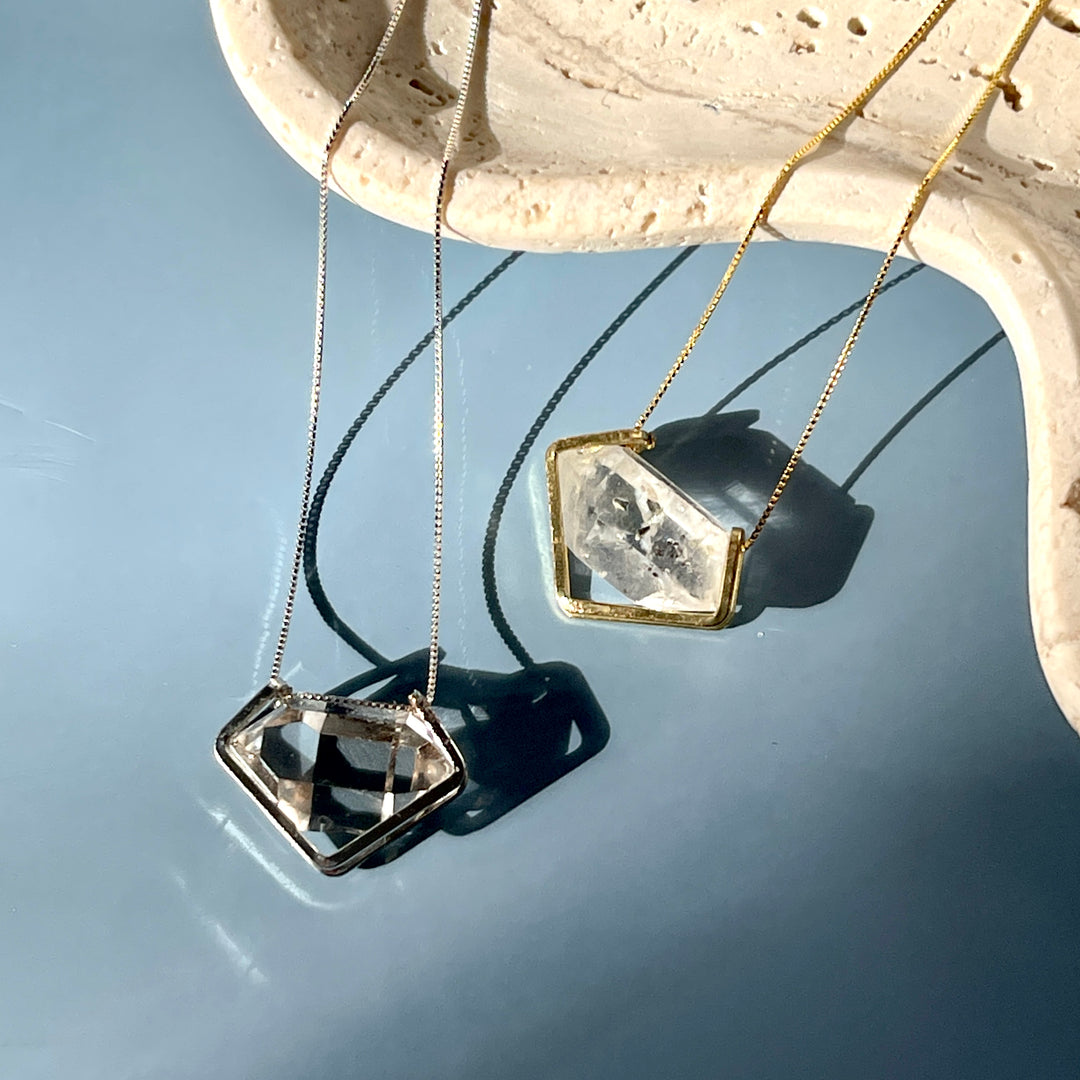 "Dazzle" Double Terminated Handmade necklace