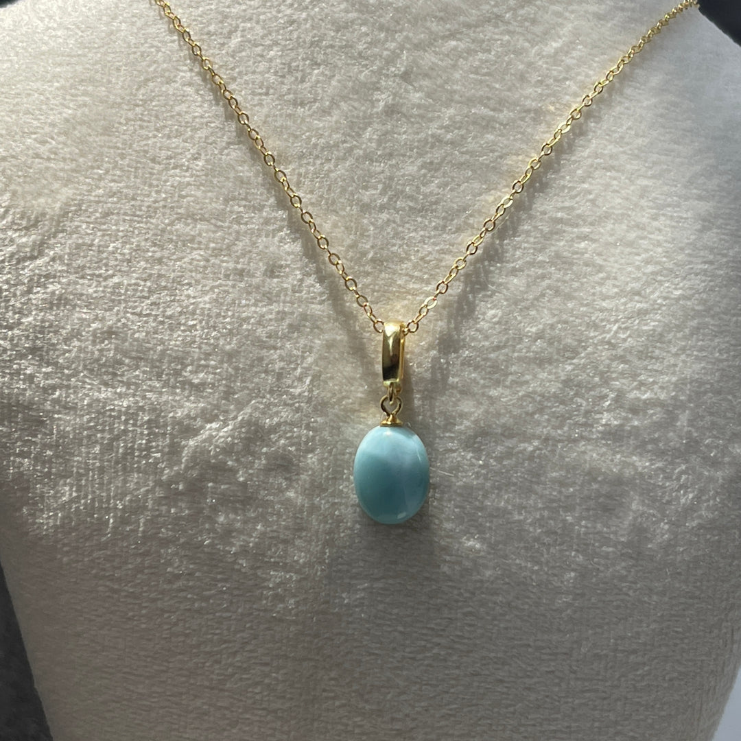 Larimar Oval Necklace
