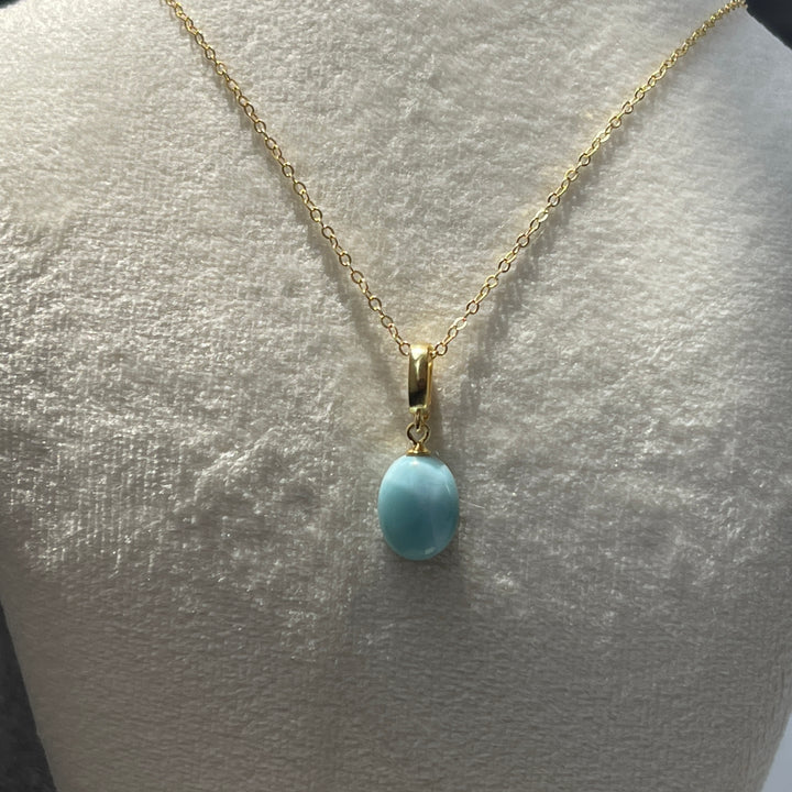 Larimar Oval Necklace