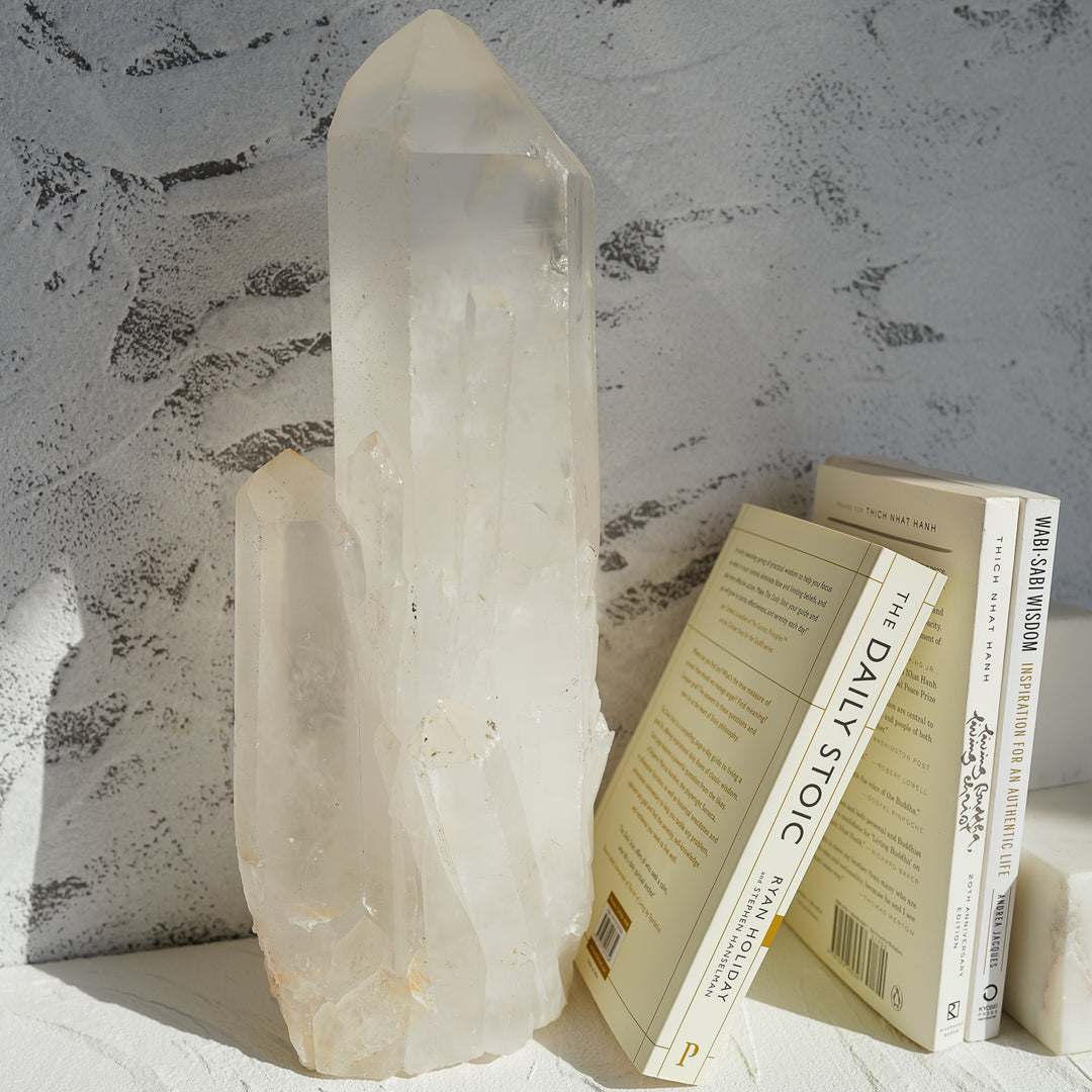 Statement Clear Quartz Raw Point