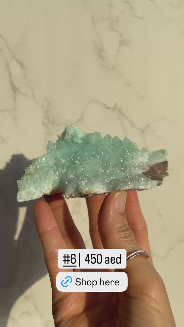 Blue Aragonite Specimen