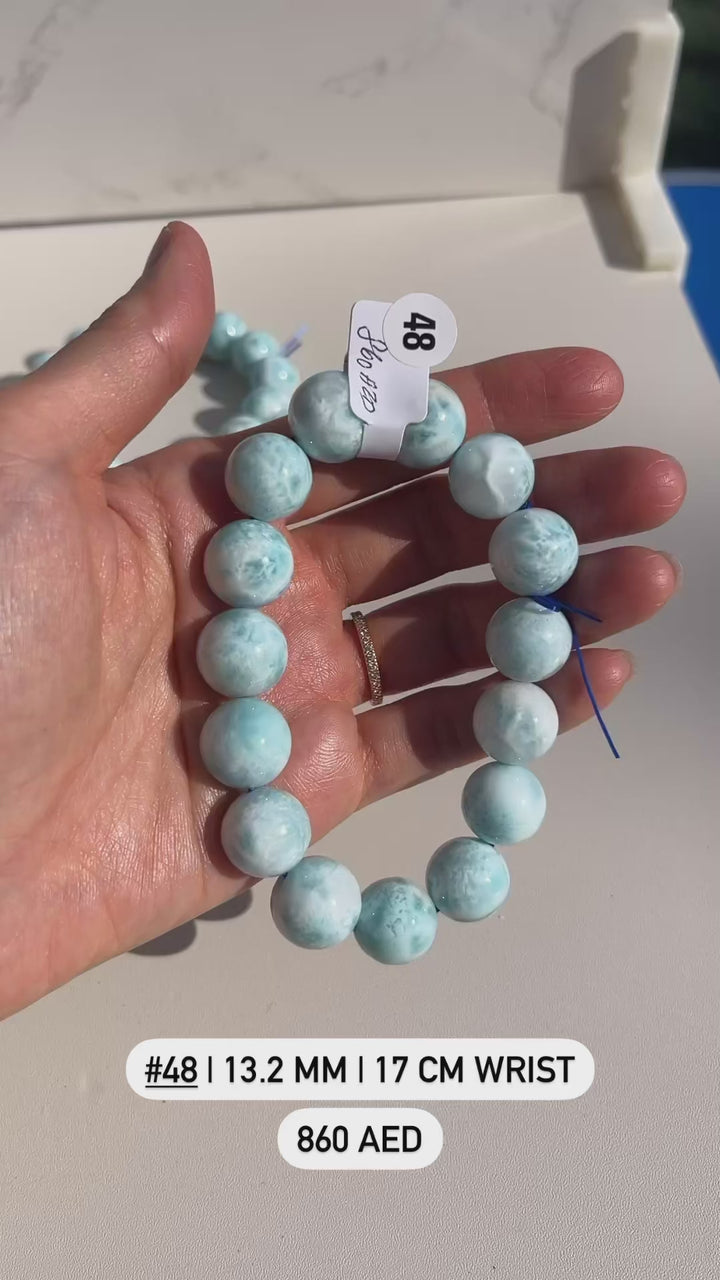 Larimar Beaded Bracelet