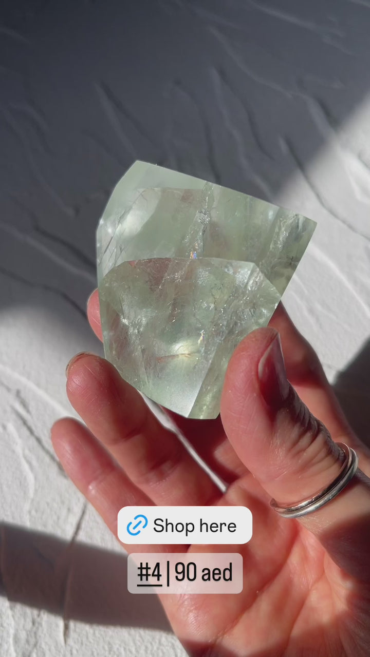 Gem Green Fluorite Free Form