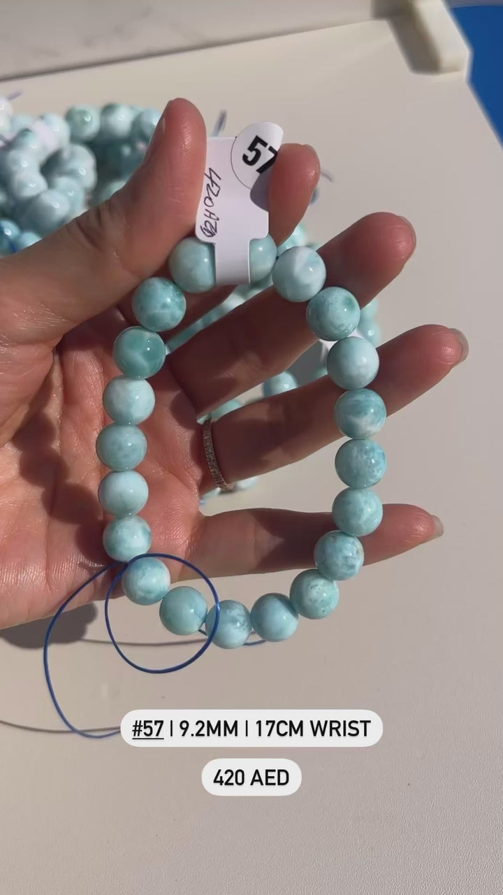 Larimar Beaded Bracelet