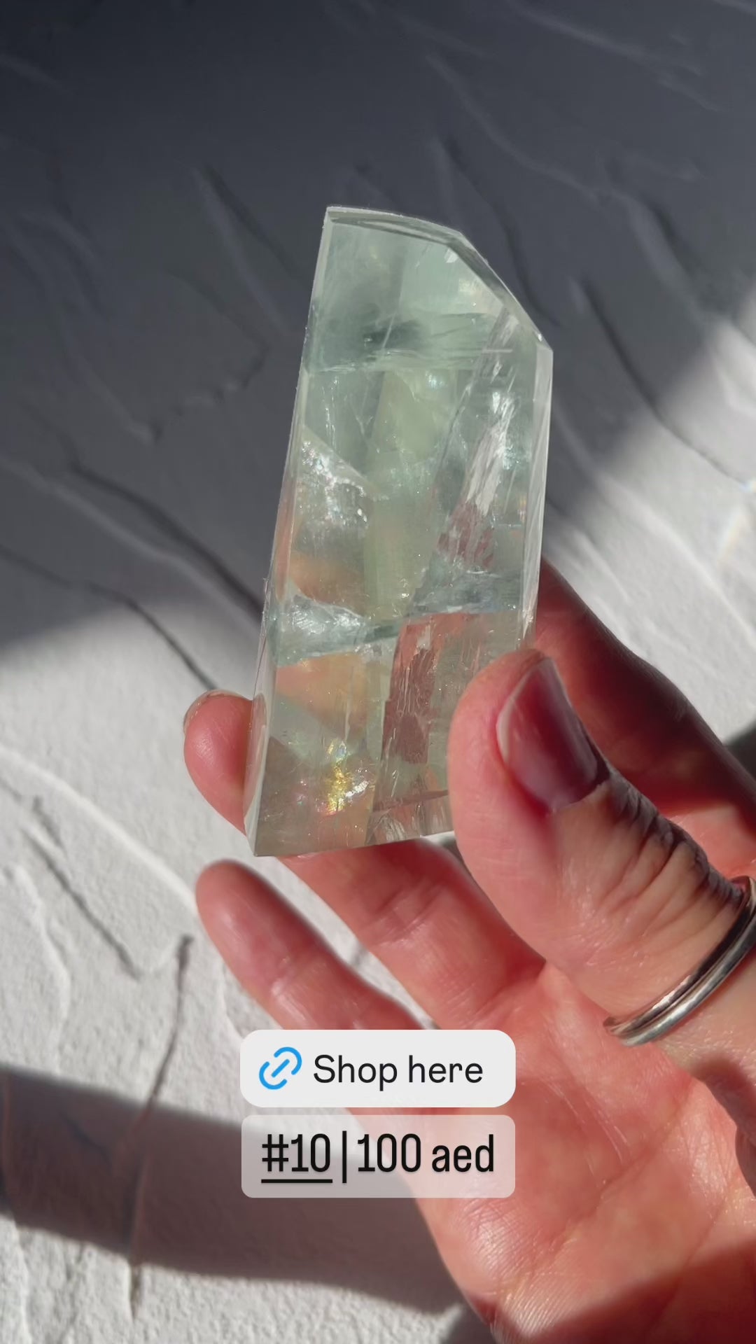 Gem Green Fluorite Free Form