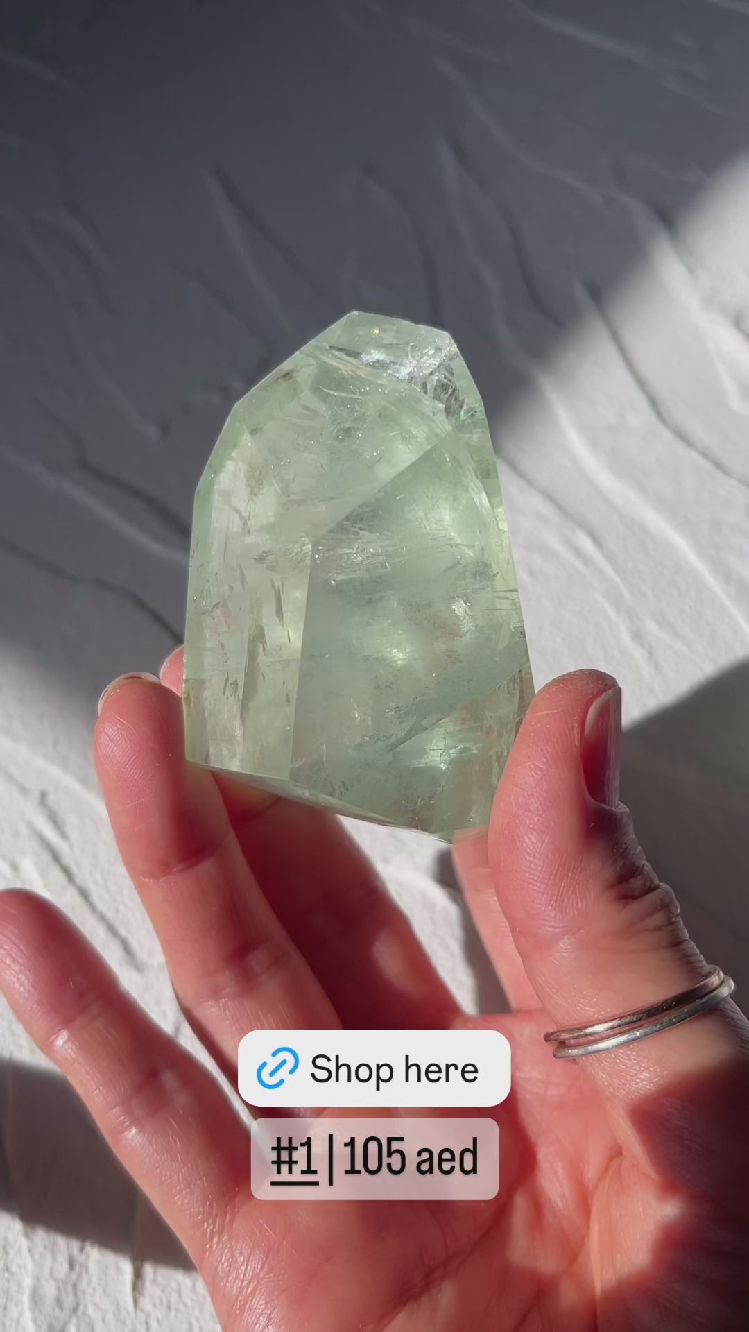 Gem Green Fluorite Free Form