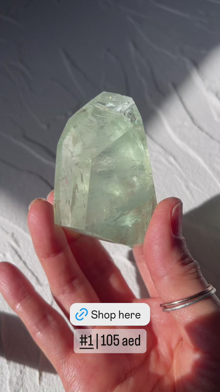 Gem Green Fluorite Free Form