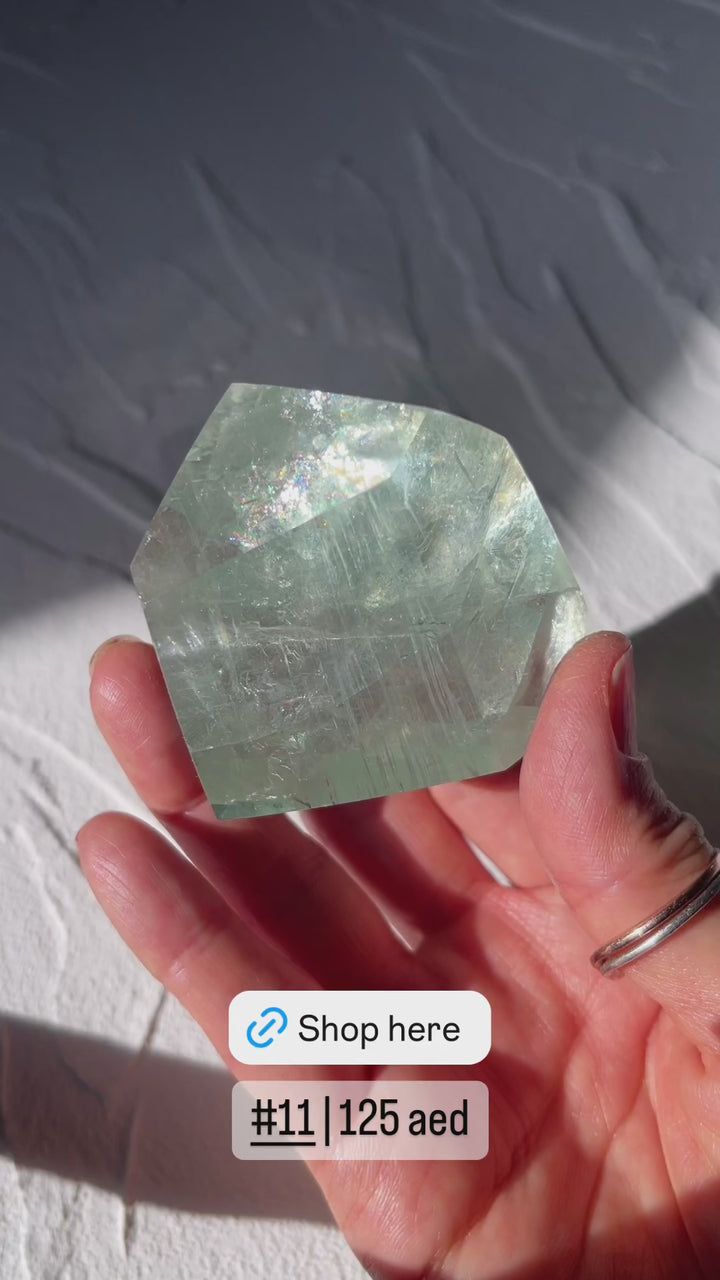 Gem Green Fluorite Free Form