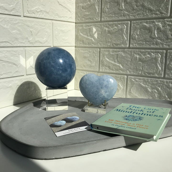 Blue Calcite Sphere
