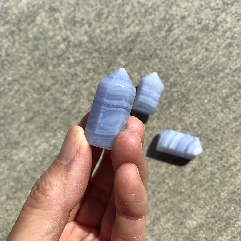 Blue Lace Agate mini point