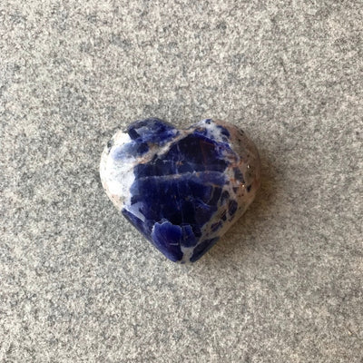 Blue Sodalite heart