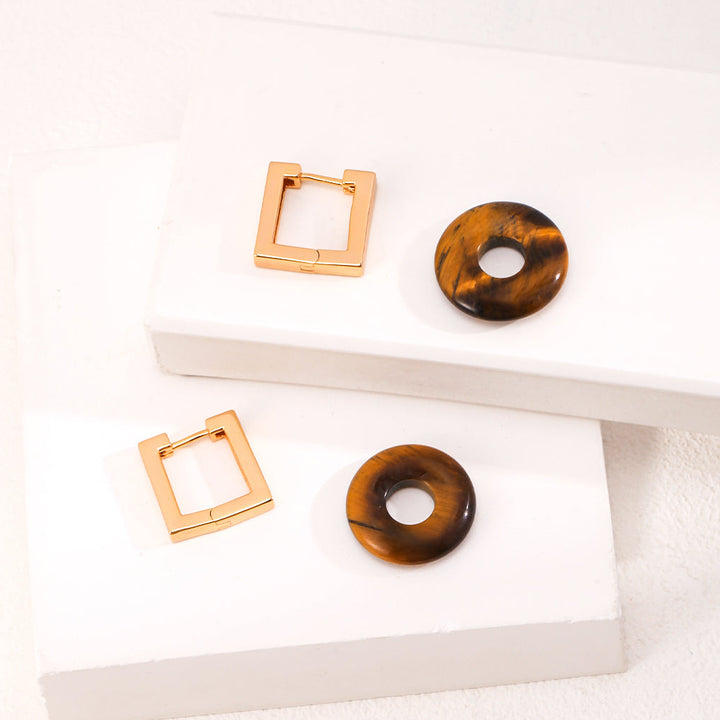 Solaris Tiger's Eye Earrings