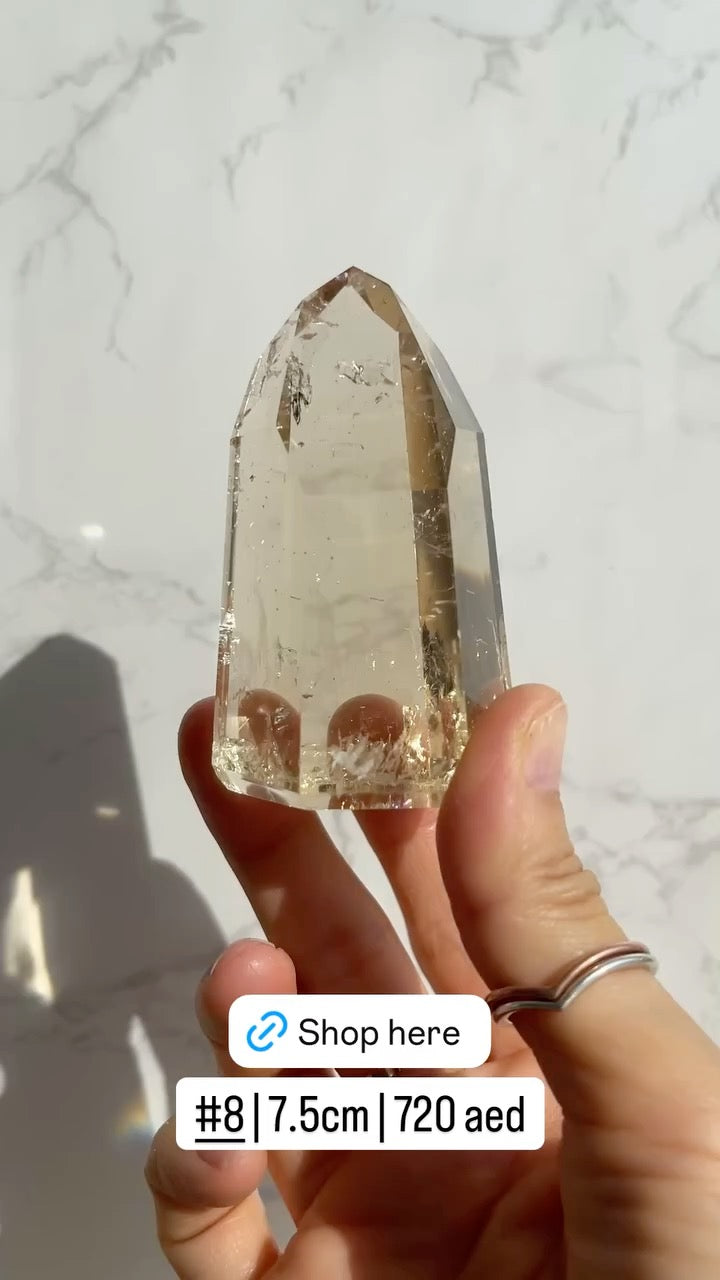 Natural Brazilian Citrine Point