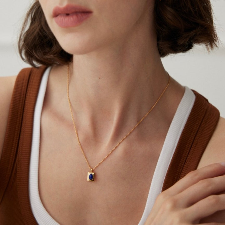 明 · Ming Lapis Lazuli Necklace