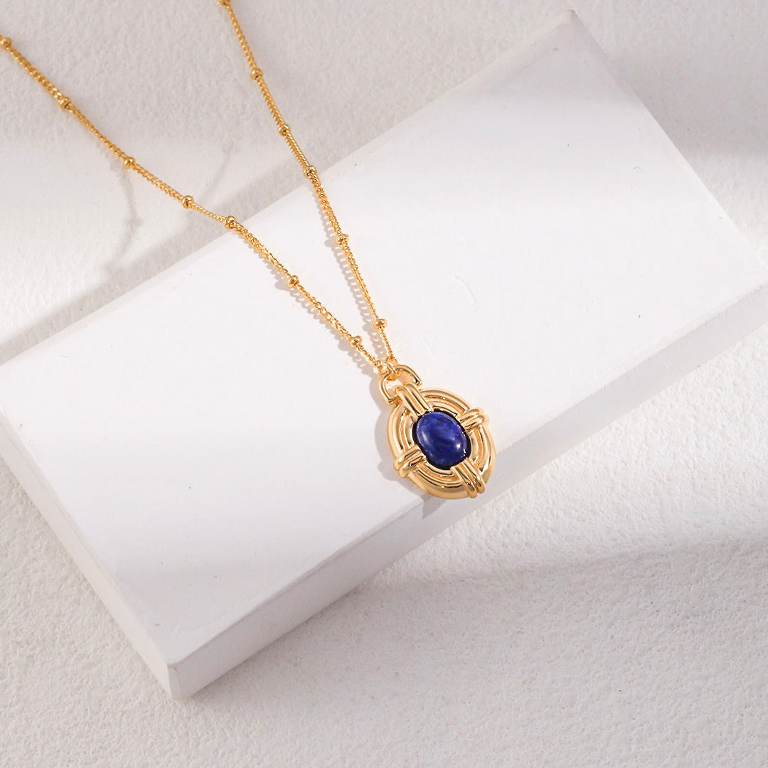 Blue Orbit - Lapis Lazuli Necklace