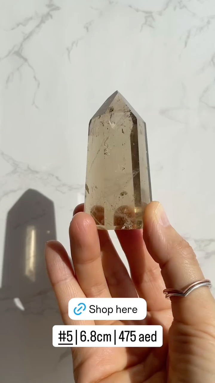 Natural Brazilian Citrine Point