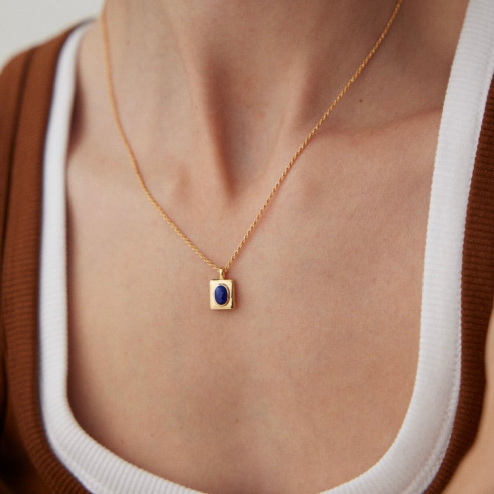 明 · Ming Lapis Lazuli Necklace