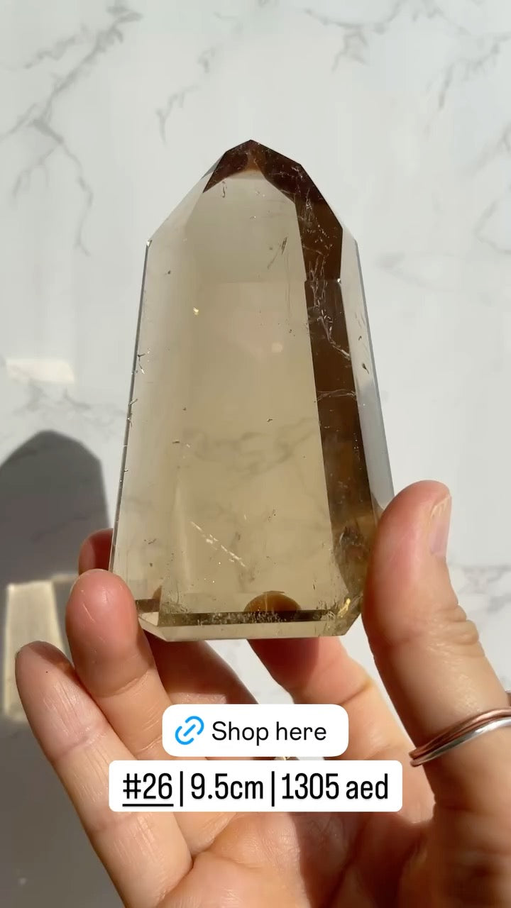 Natural Brazilian Citrine Point