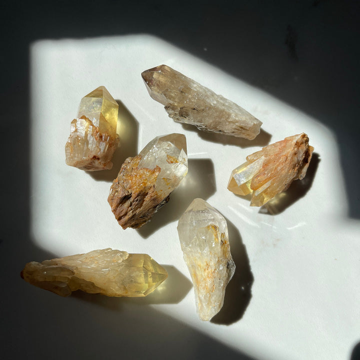 Raw Kundalini Citrine Mini Point