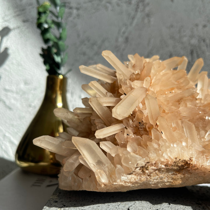 Tangerine Quartz Clusters