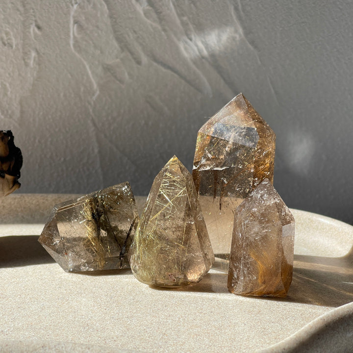 Rutilated Quartz Points