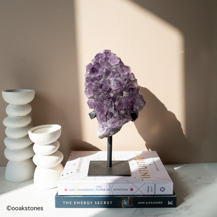 Amethyst Cluster on Stand
