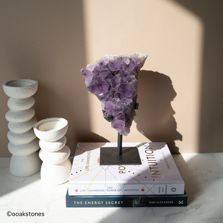 Amethyst Cluster on Stand
