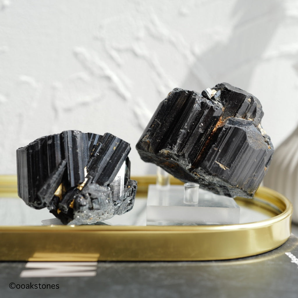 Raw Black Tourmaline Cluster