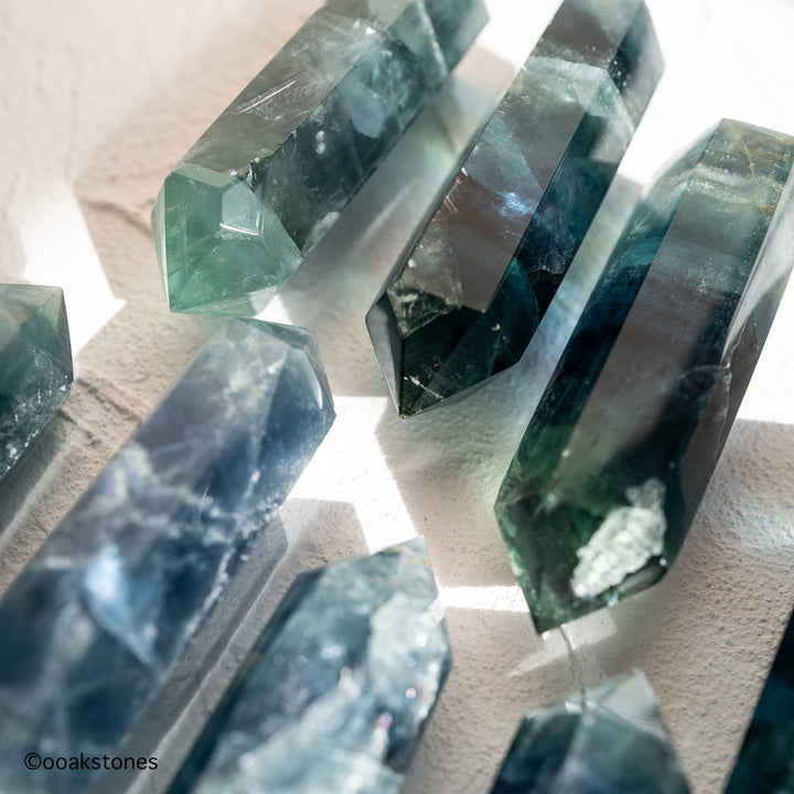 Blue Fluorite Point