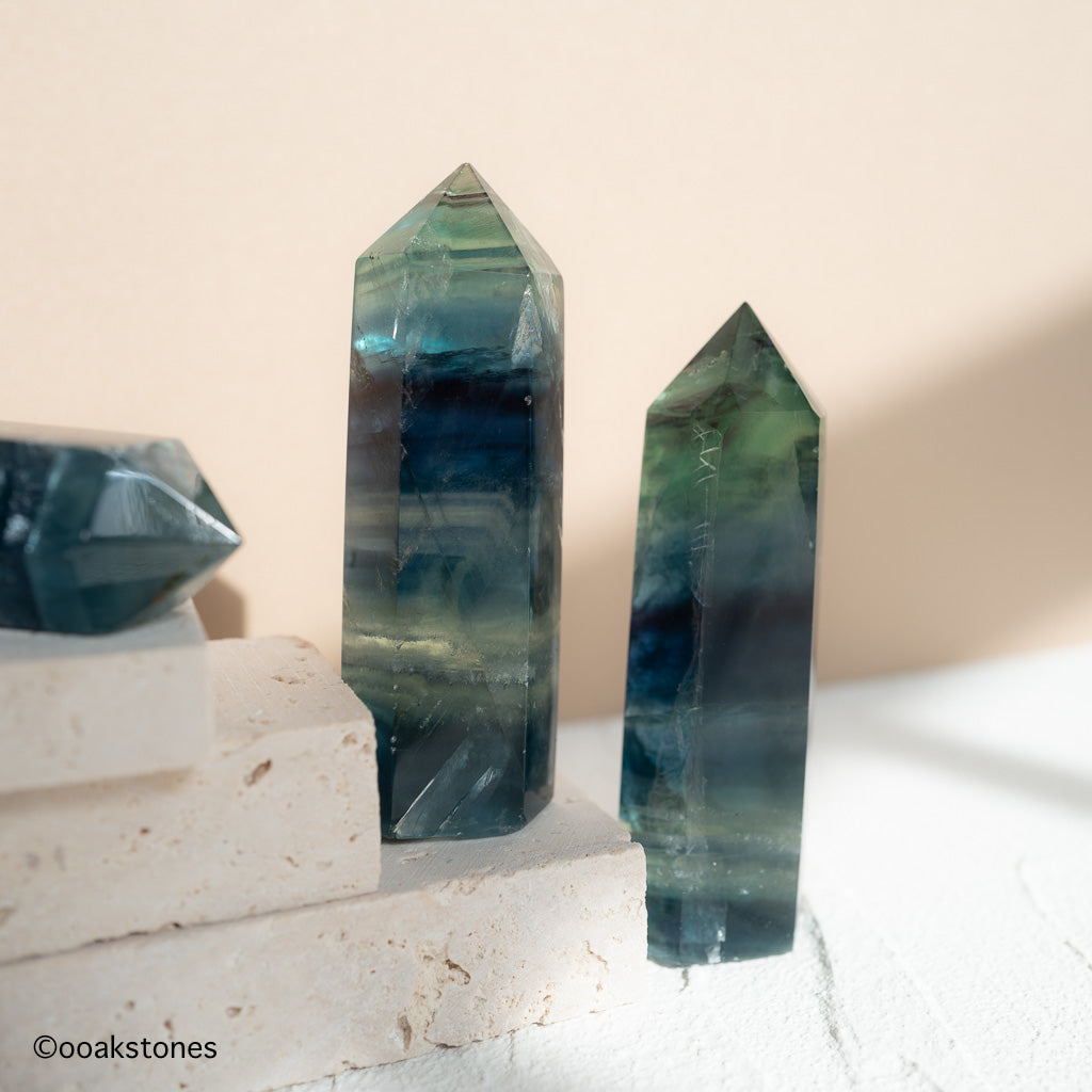 Blue Fluorite Point