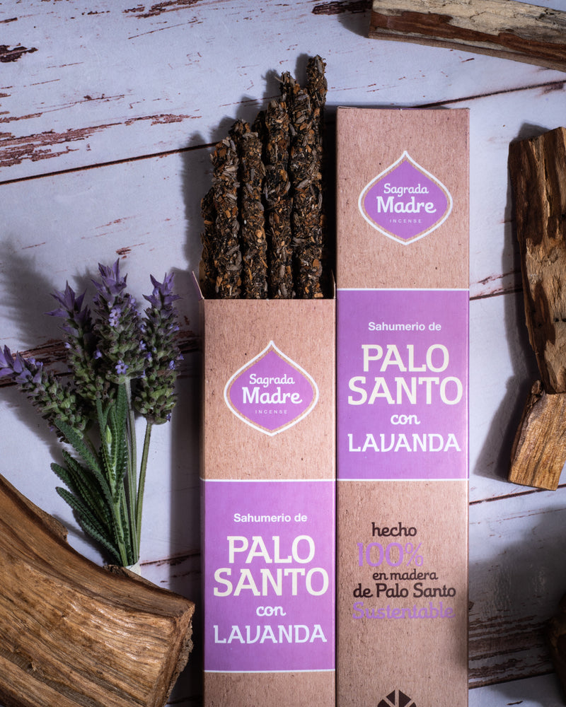Sagrada Madre - Palo Santo with Lavender Incense Sticks