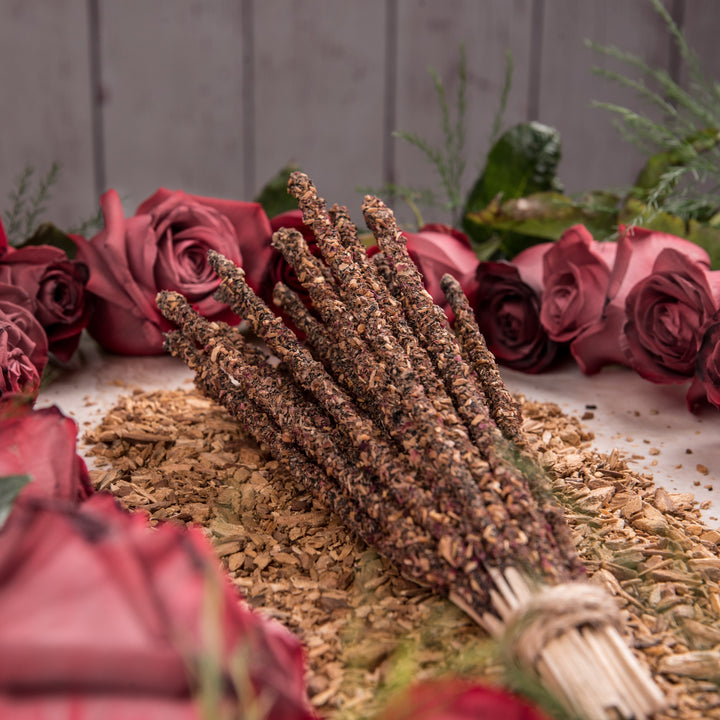 Sagrada Madre - Palo Santo with Rose Incense Sticks