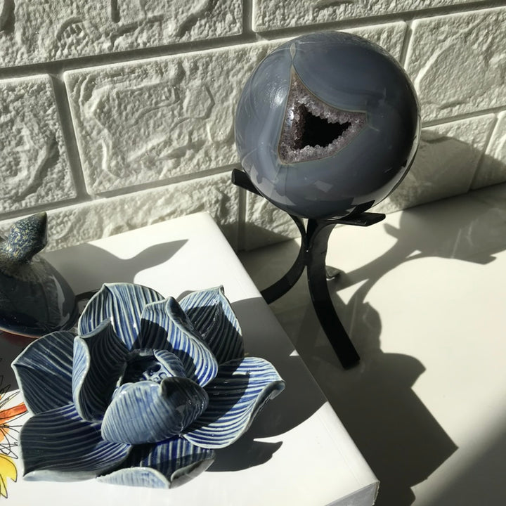 Agate Amethyst Sphere