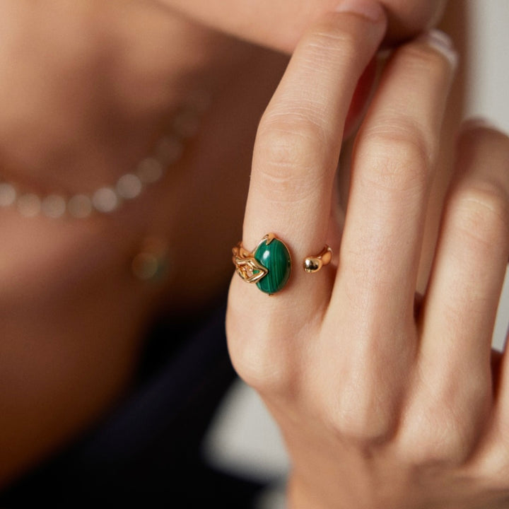 Heartspace Malachite Ring