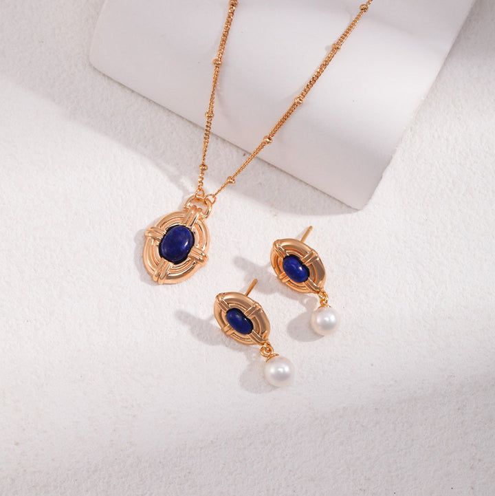 Blue Orbit - Lapis Lazuli Necklace