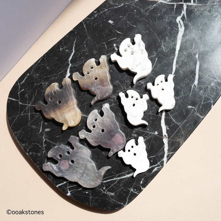 Casper Crystal Ghost | Halloween Crystal Carving