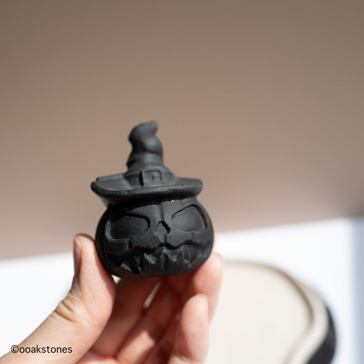 Witch Hat Crystal Pumpkin | Halloween Carving