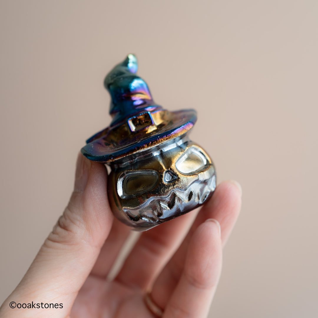 Witch Hat Crystal Pumpkin | Halloween Carving