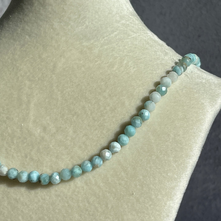 Faceted Larimar Necklace