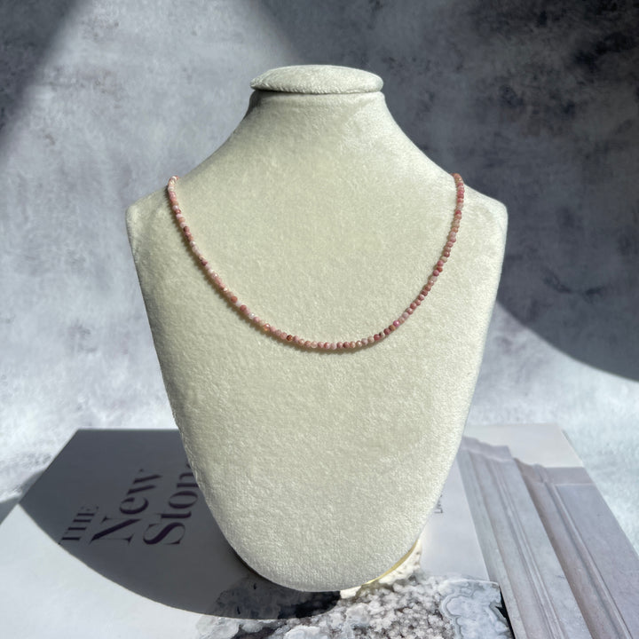 Faceted Bead Adjustable Necklace - 2.5mm