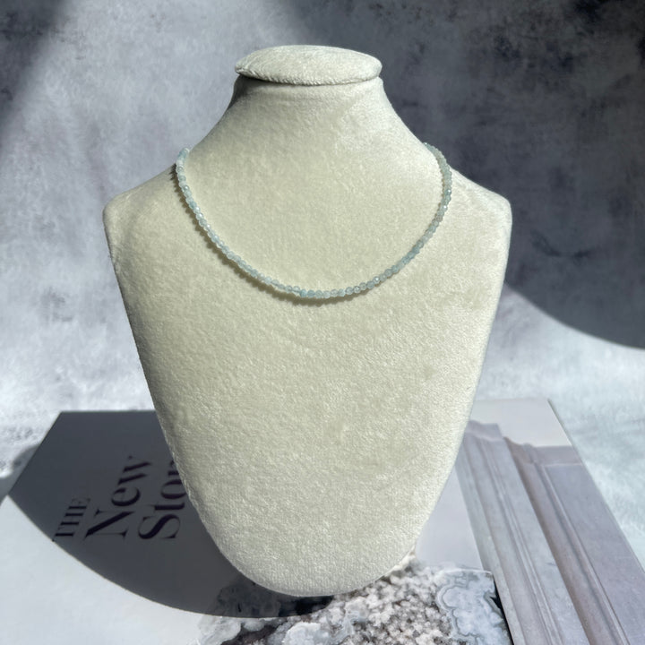 Faceted Bead Adjustable Necklace - 2.5mm