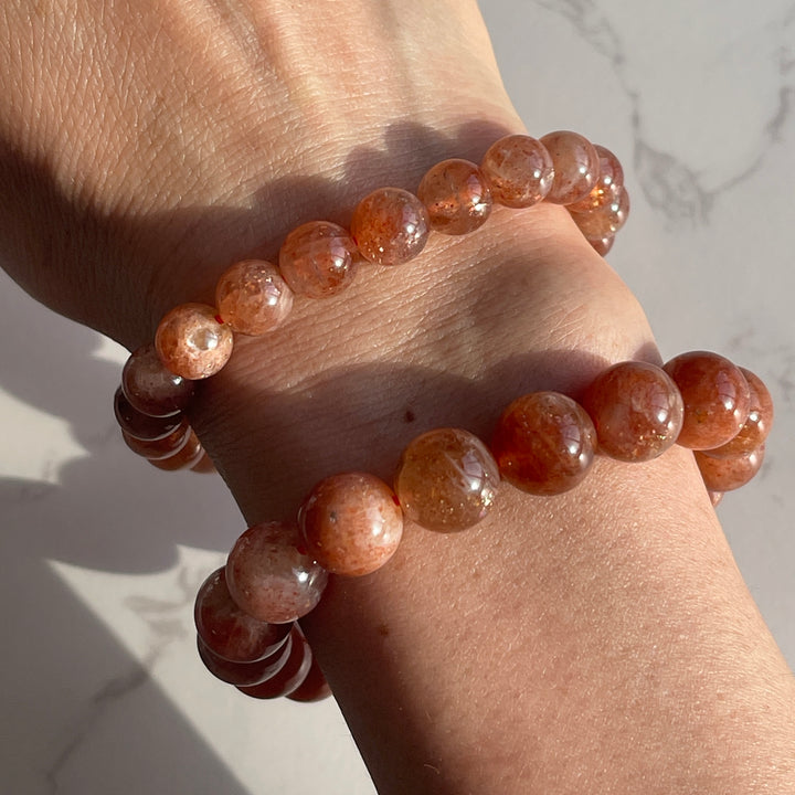 Sunstone Beaded Bracelet