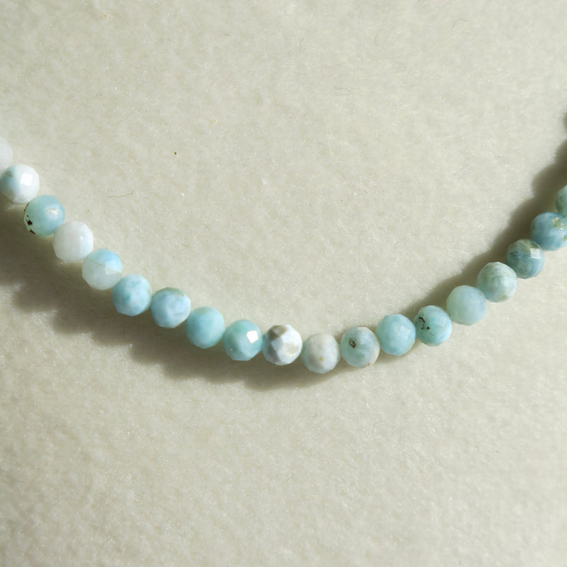 Faceted Larimar Necklace