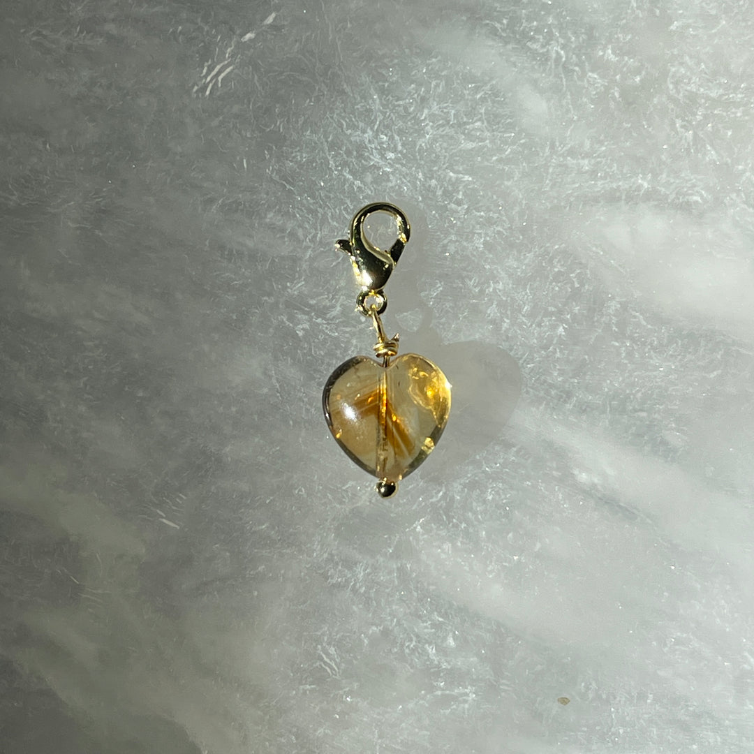 Crystal Heart Charm