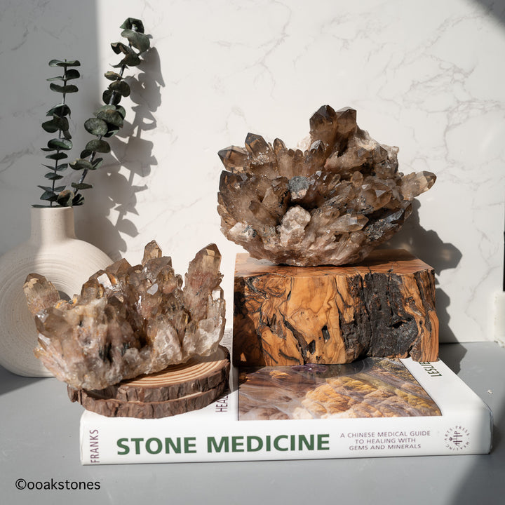 Statement Kundalini Citrine Cluster