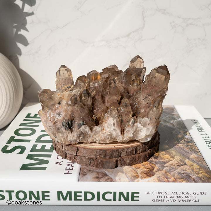 Statement Kundalini Citrine Cluster