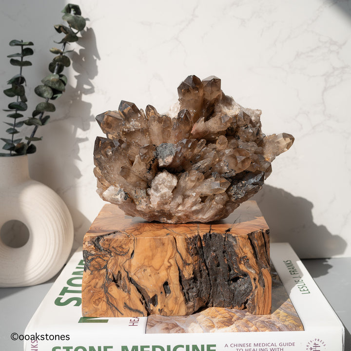 Statement Kundalini Citrine Cluster