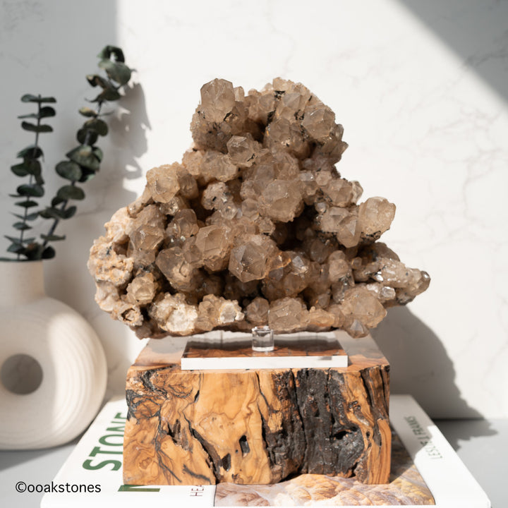 Statement Kundalini Citrine Cluster