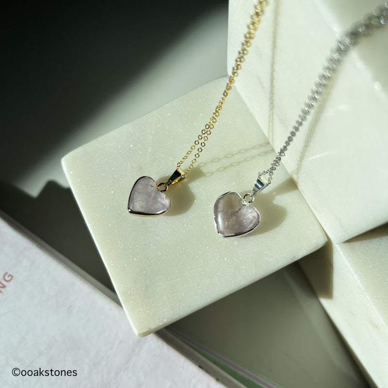 Mini Crystal Heart Necklace
