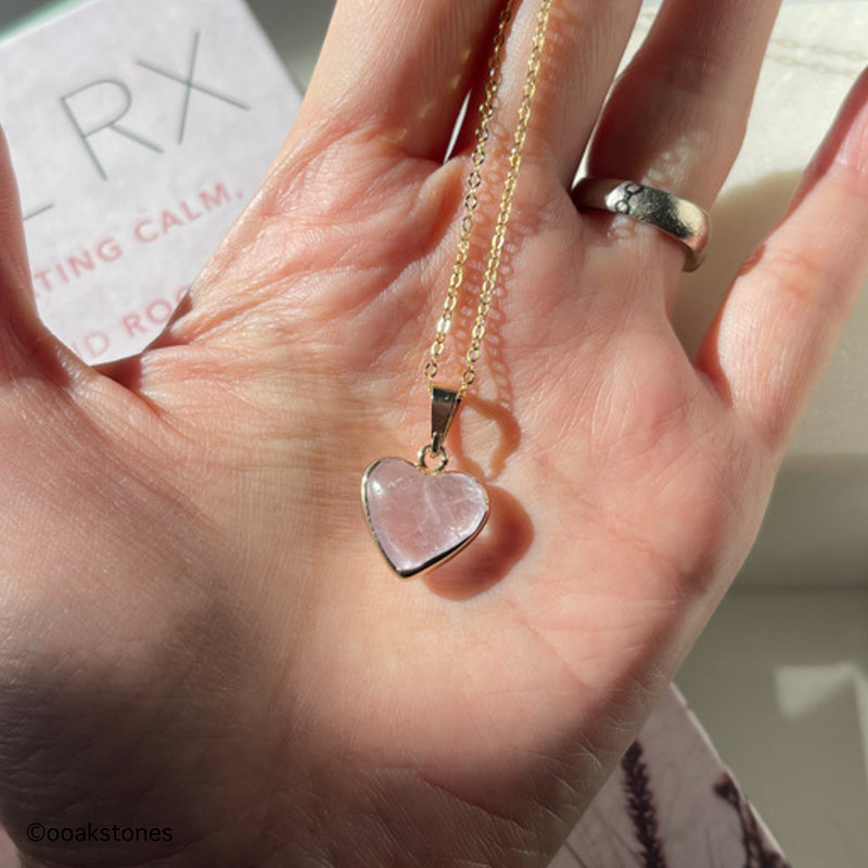 Mini Crystal Heart Necklace